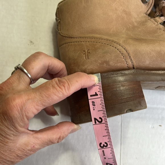 FRYE WOMENS TART PINK BOOTS GENUINE LEATHER ALTA HICKER BOOT IN DUSTY ROSE 9B - Picture 11 of 14